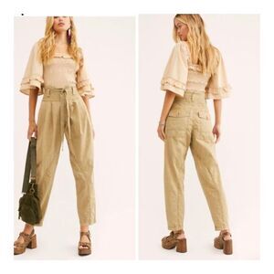 NWT free people Isadora  cargo pants size 2